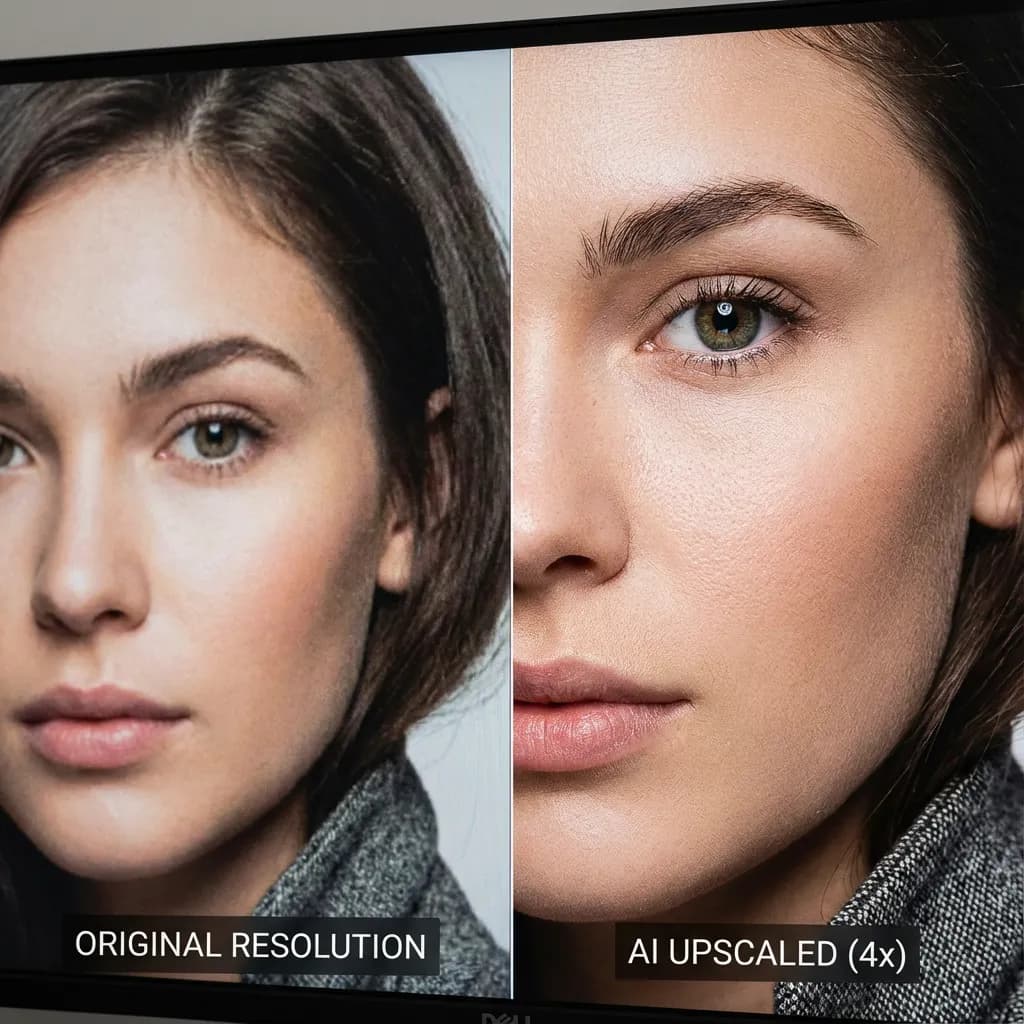 4K Image Enhancement - Ultra HD Photo Upscaler