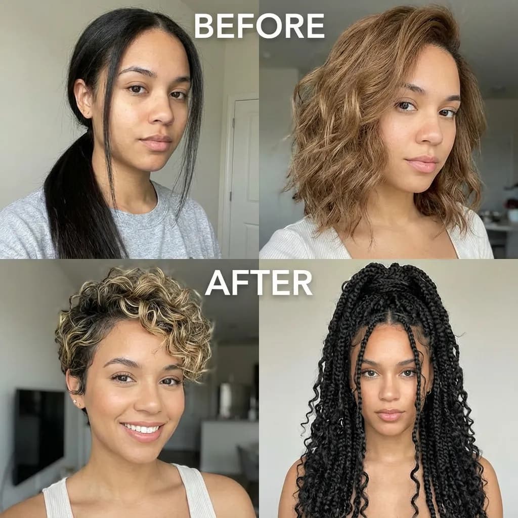 Hair Style Transformation - Complete Makeover - Preview