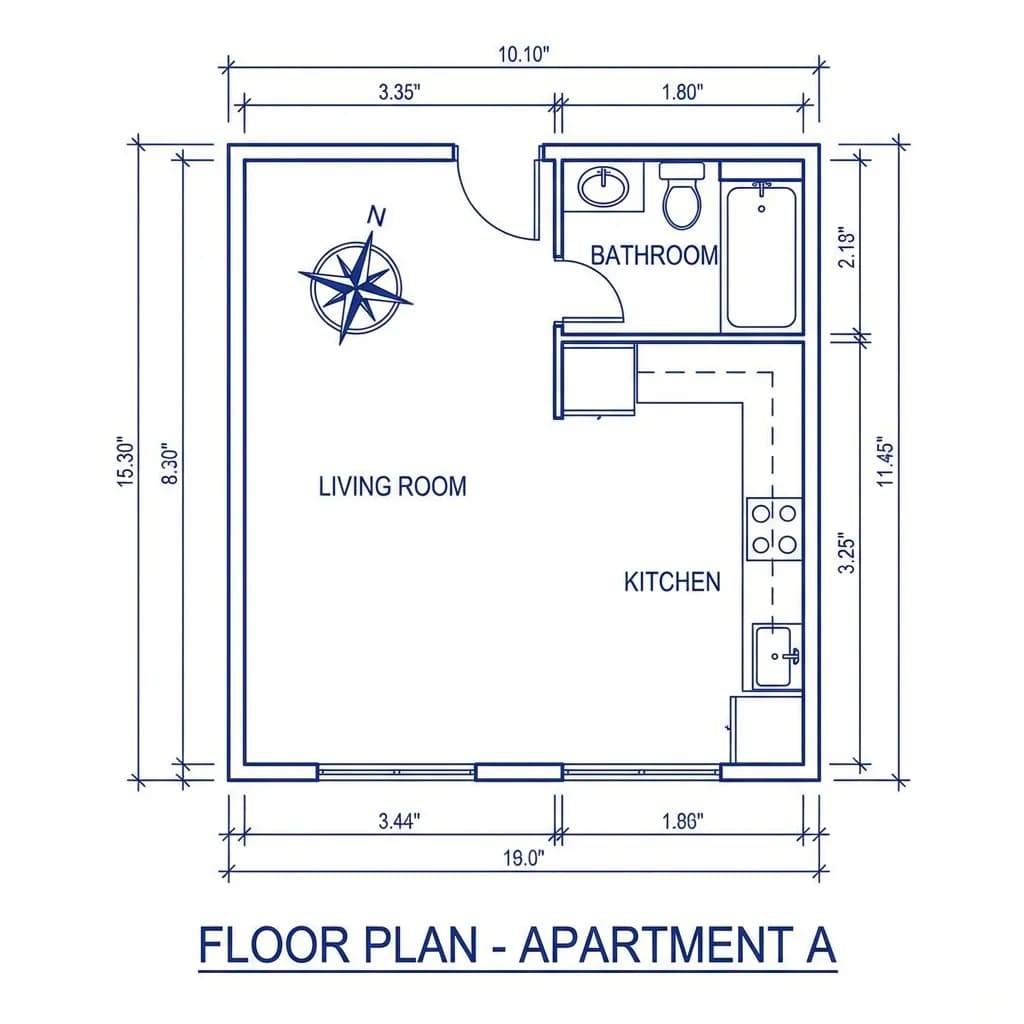 Floor Plan 3D Visualization - Layout to Realistic View - Preview