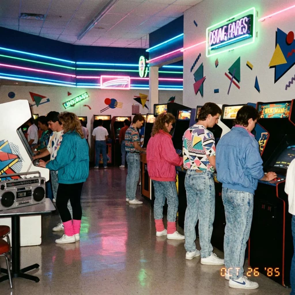 Retro 80s Style - Vintage 1980s Aesthetic - Preview